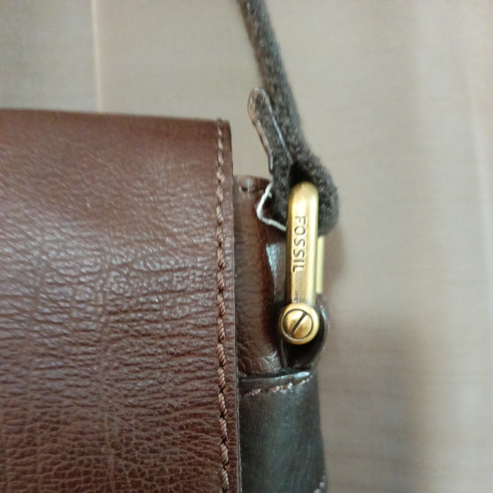 Fossil vintage Leather Crossbody Purse Medium - Picture 4 of 14